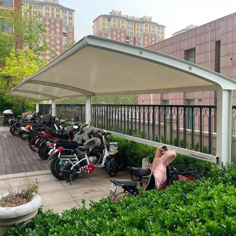 米脂县膜结构电动车棚