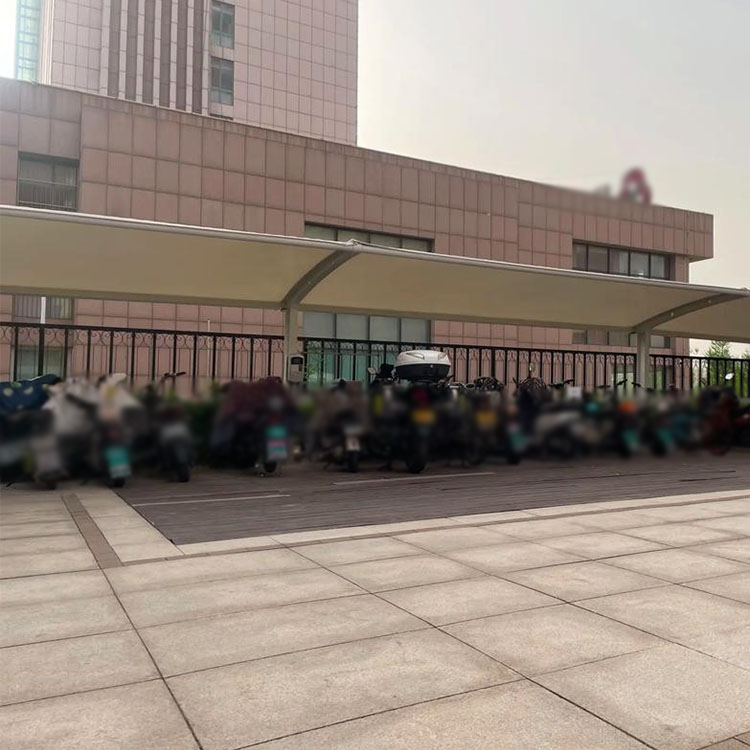 米脂县膜结构电动车棚